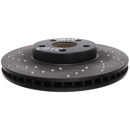 StopTech Sport Cryo Cross Drilled Brake Rotor; Front Right