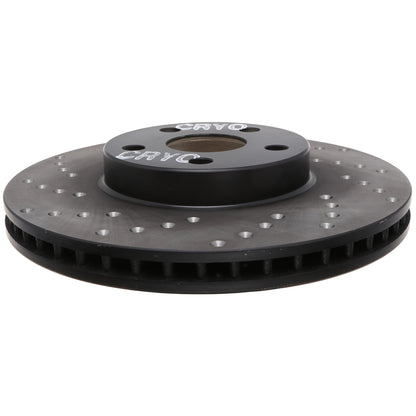 StopTech Sport Cryo Cross Drilled Brake Rotor; Front Right