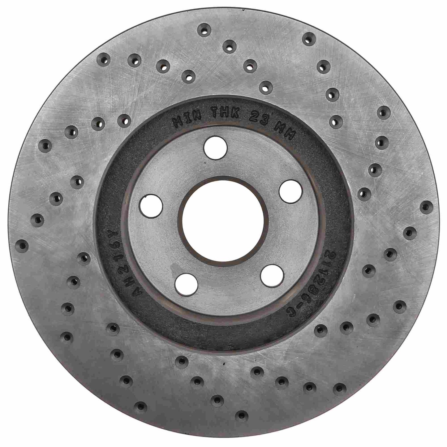 StopTech Sport Cryo Cross Drilled Brake Rotor; Front Right