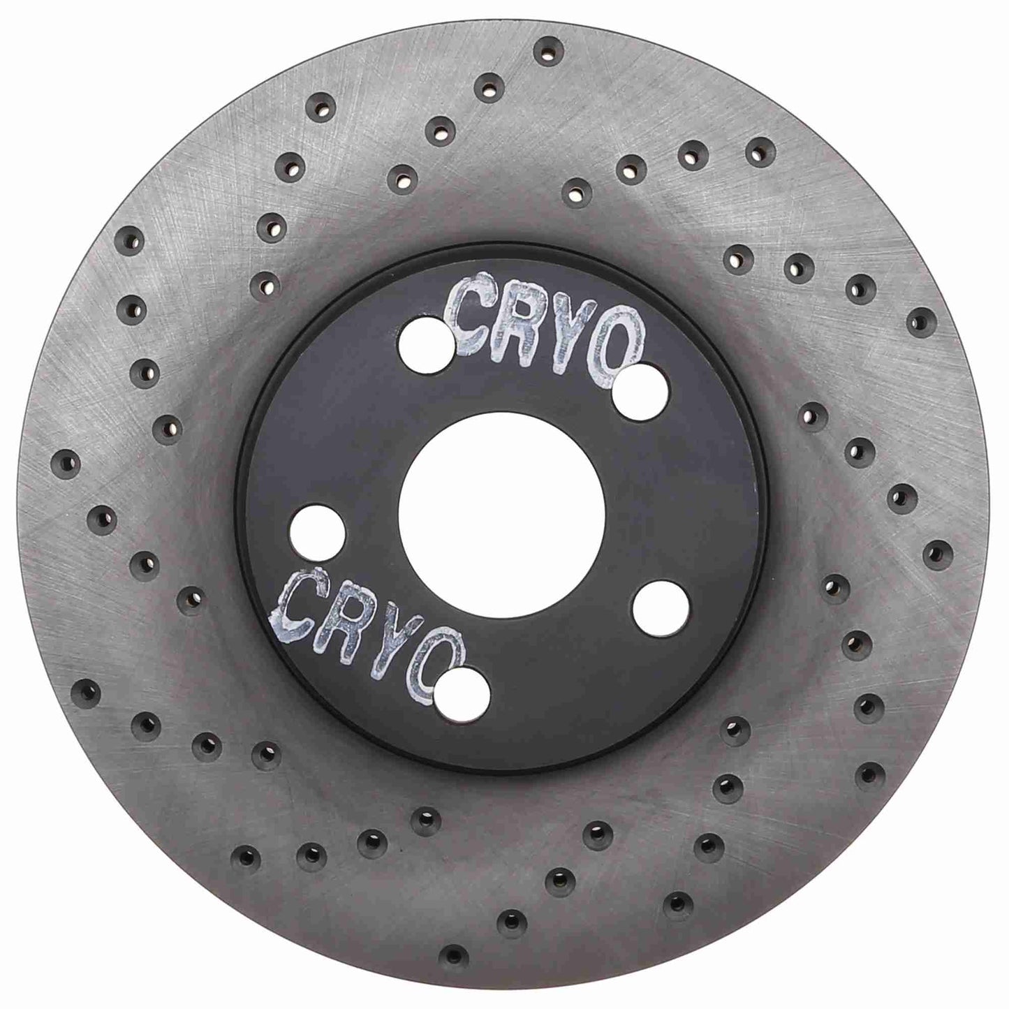 StopTech Sport Cryo Cross Drilled Brake Rotor; Front Right