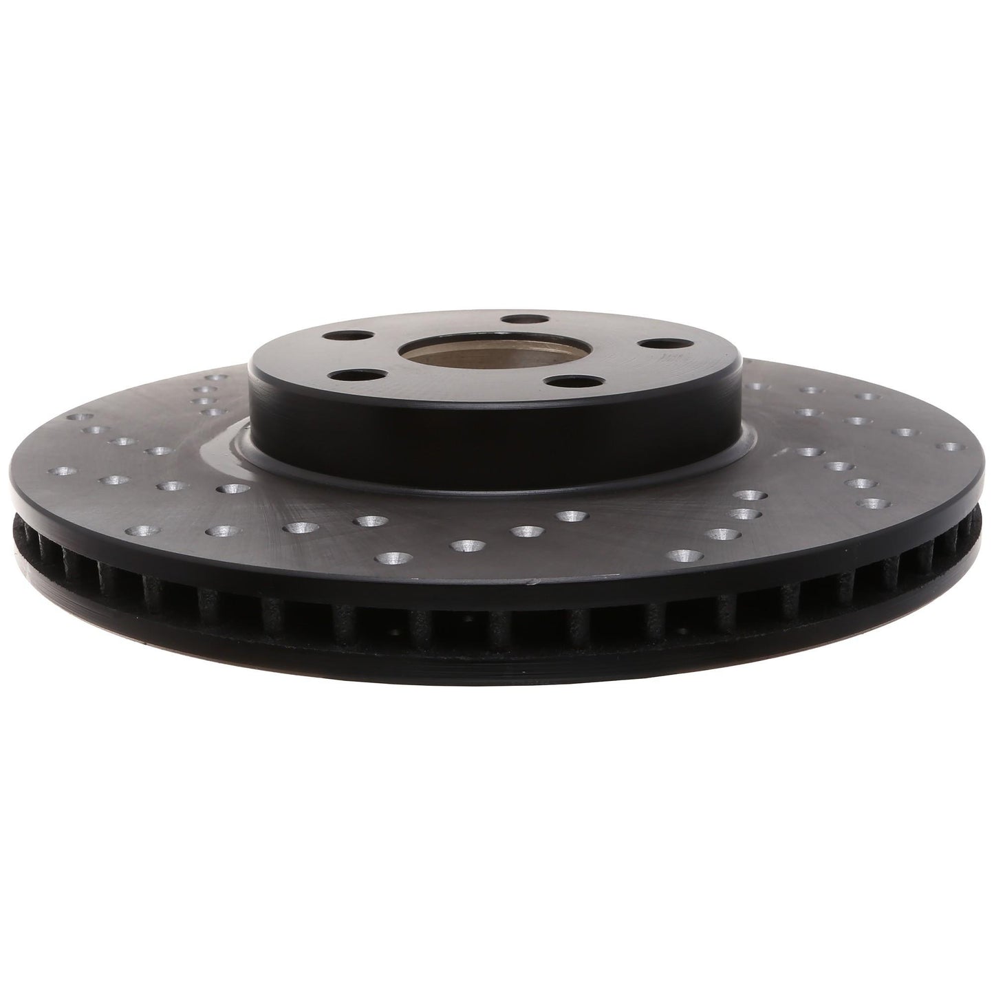 StopTech Sport Cross Drilled Brake Rotor; Front Right