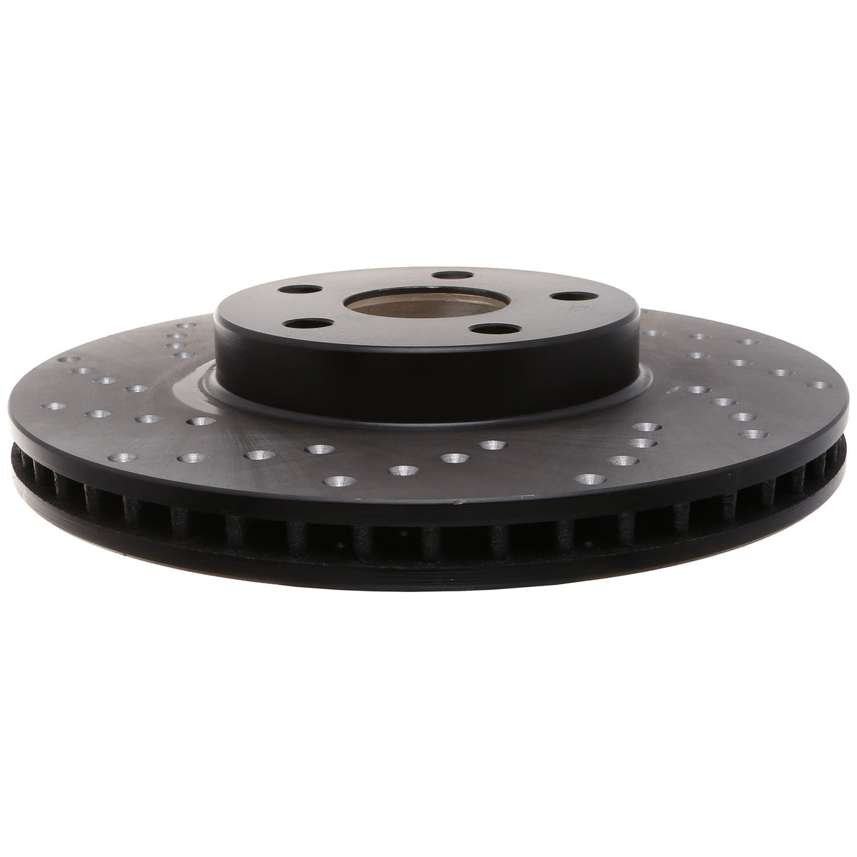 StopTech Sport Cross Drilled Brake Rotor; Front Right