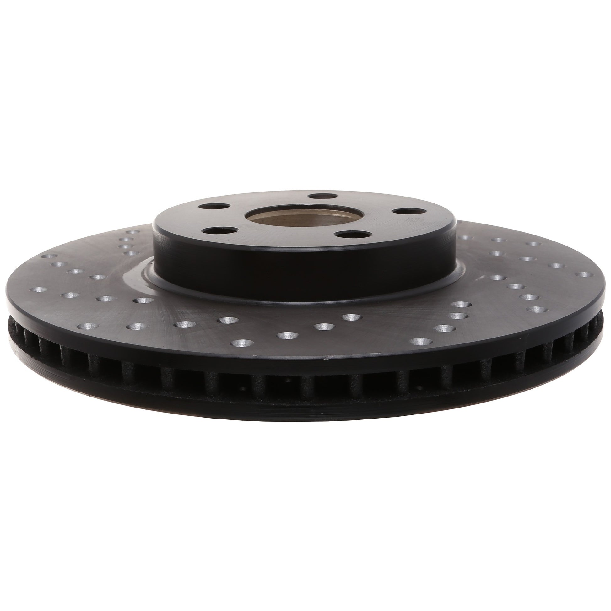 StopTech Sport Cross Drilled Brake Rotor; Front Right