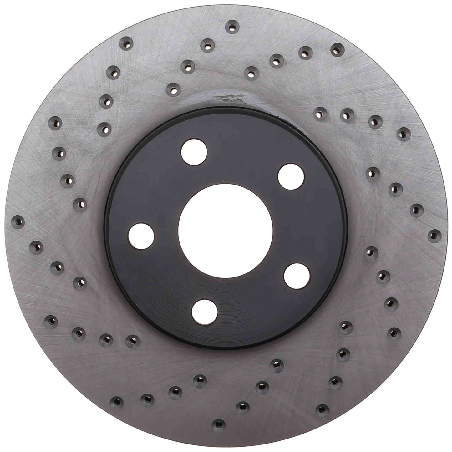 StopTech Sport Cross Drilled Brake Rotor; Front Right