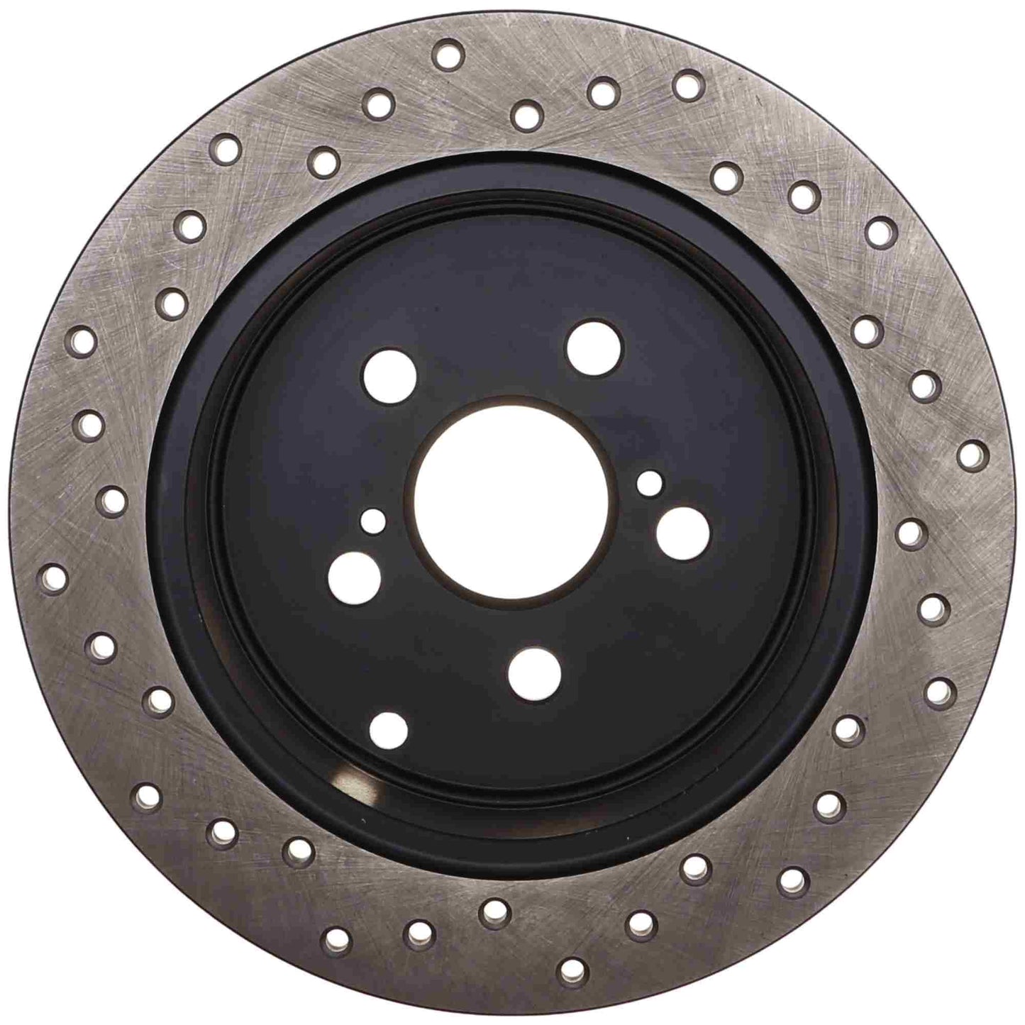 StopTech Sport Cryo Cross Drilled Brake Rotor; Rear Left