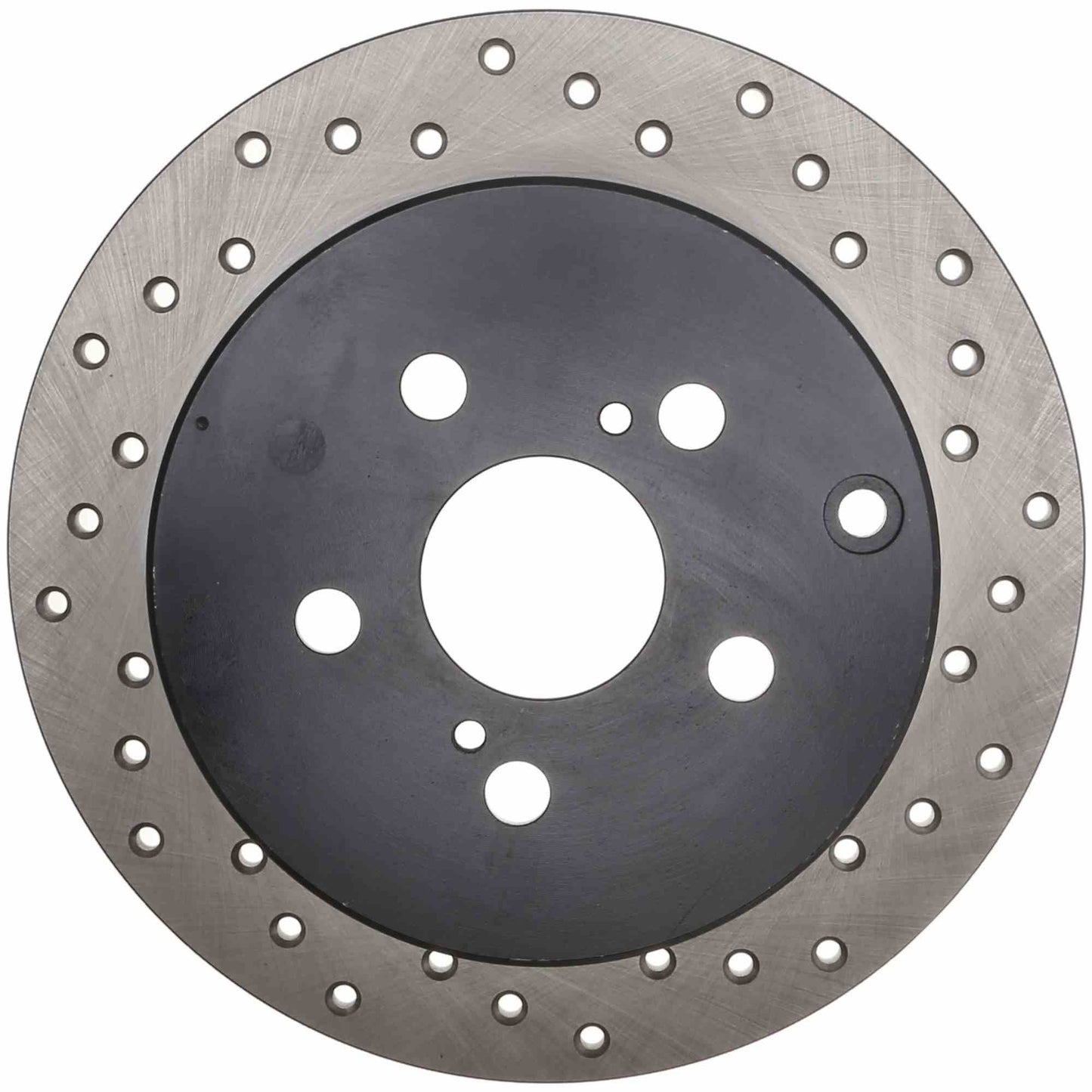 StopTech Sport Cryo Cross Drilled Brake Rotor; Rear Left