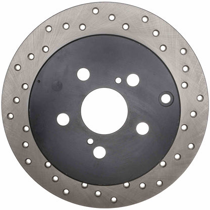 StopTech Sport Cryo Cross Drilled Brake Rotor; Rear Left