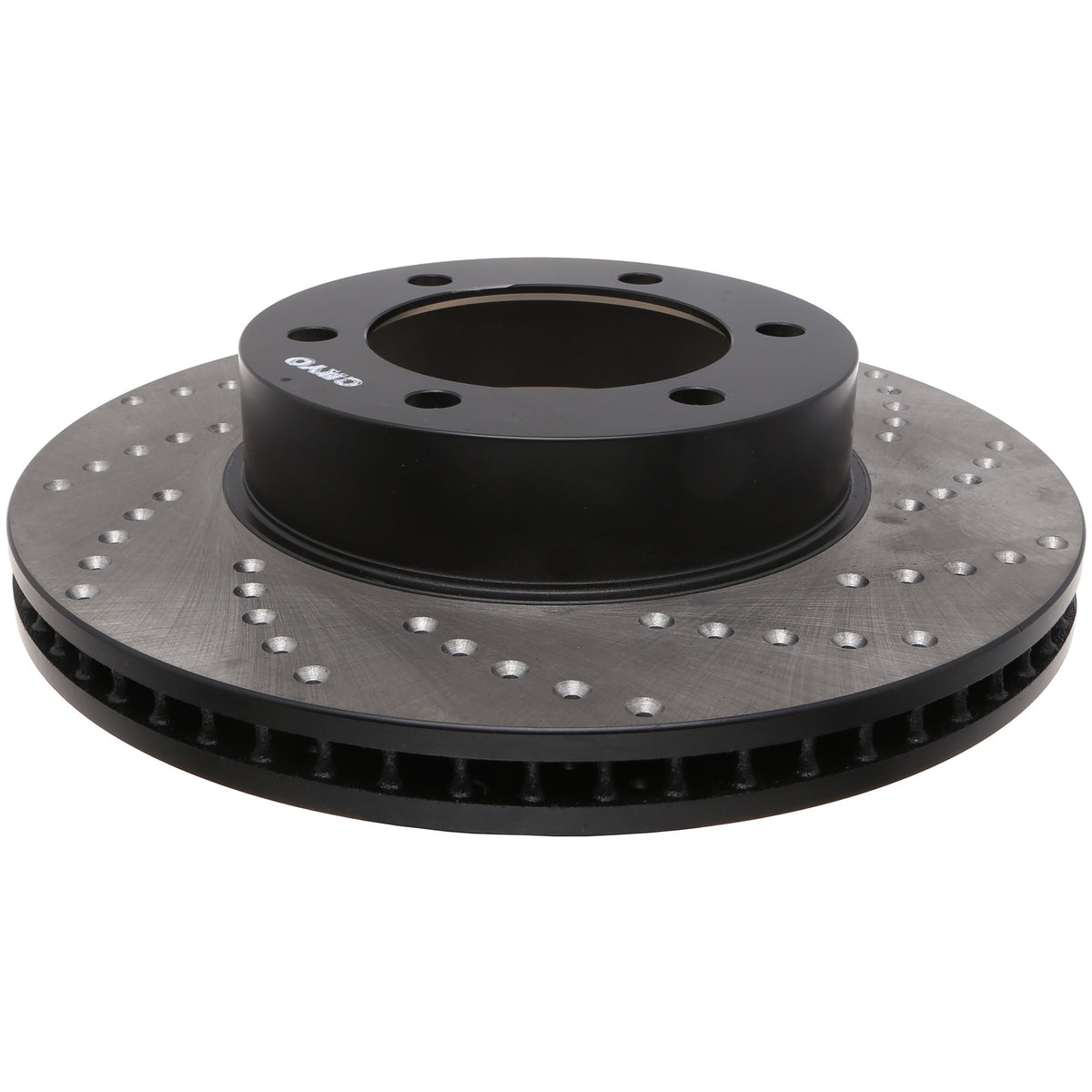 StopTech Sport Cryo Cross Drilled Brake Rotor; Front Left