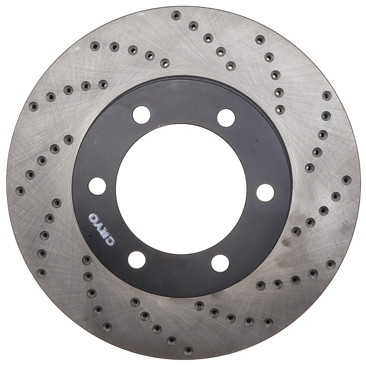 StopTech Sport Cryo Cross Drilled Brake Rotor; Front Left