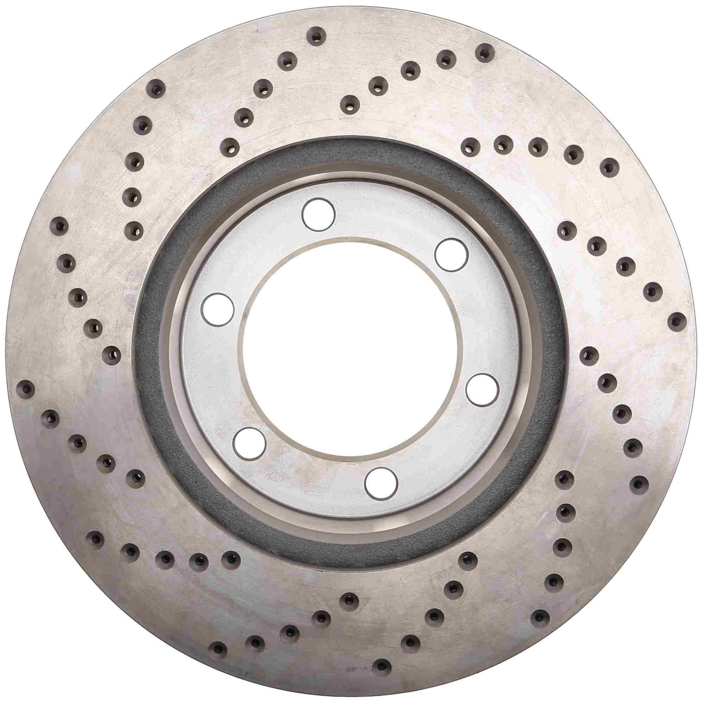 StopTech Sport Cross Drilled Brake Rotor; Front Left