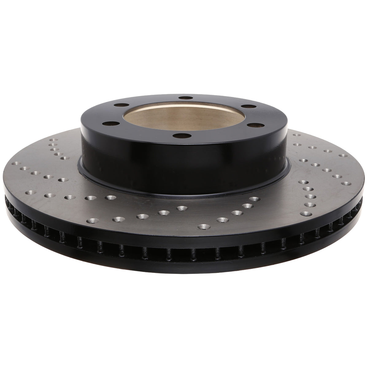 StopTech Sport Cross Drilled Brake Rotor; Front Right