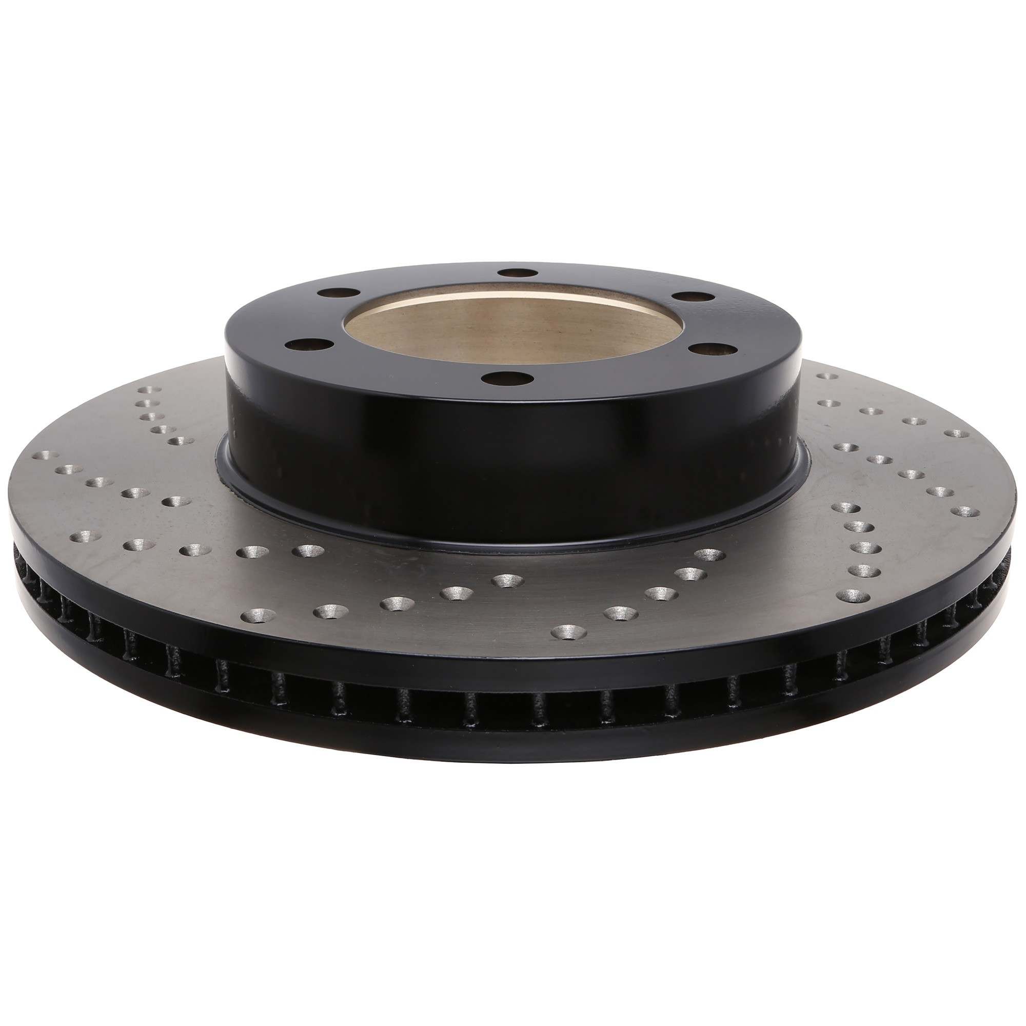 StopTech Sport Cross Drilled Brake Rotor; Front Right