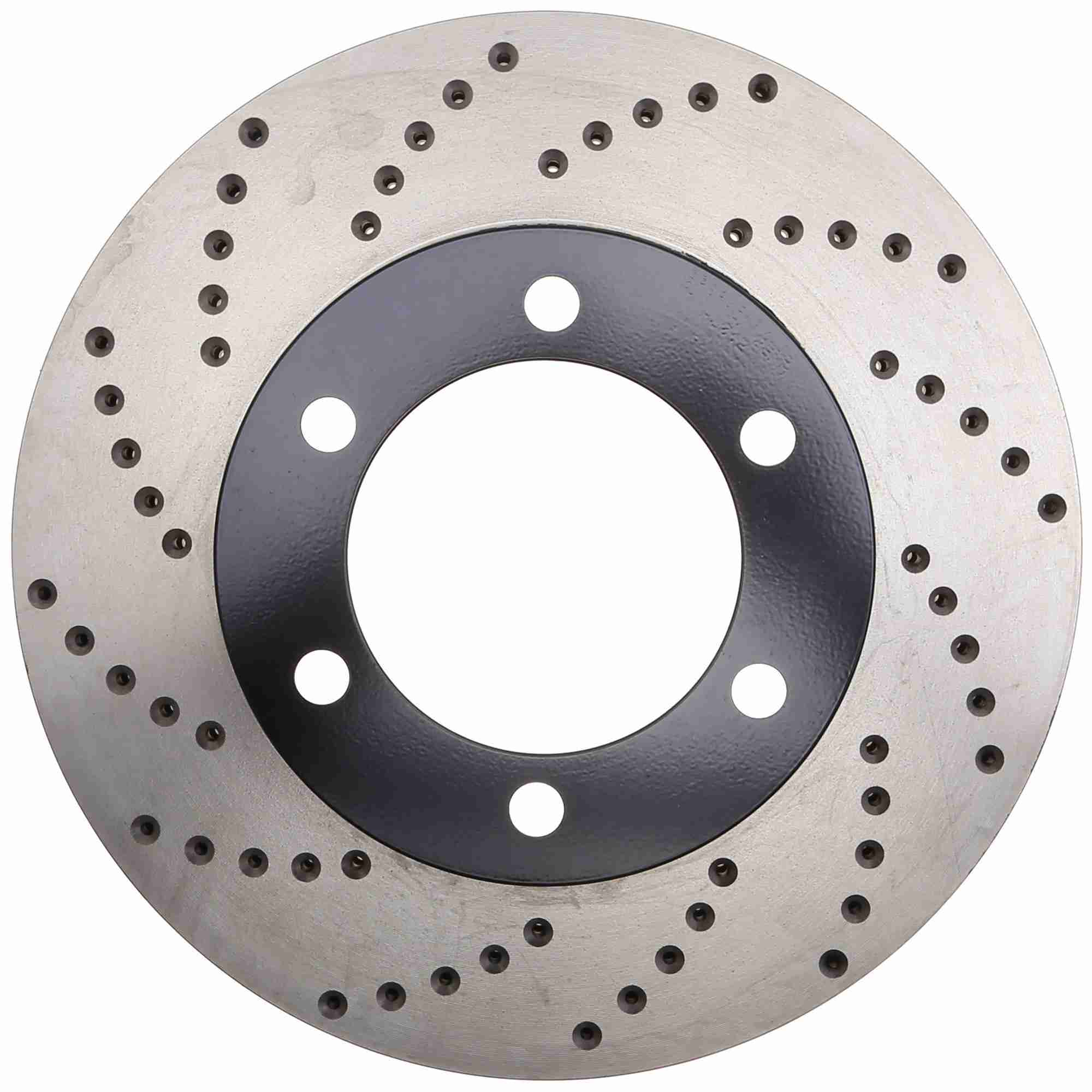 StopTech Sport Cross Drilled Brake Rotor; Front Right