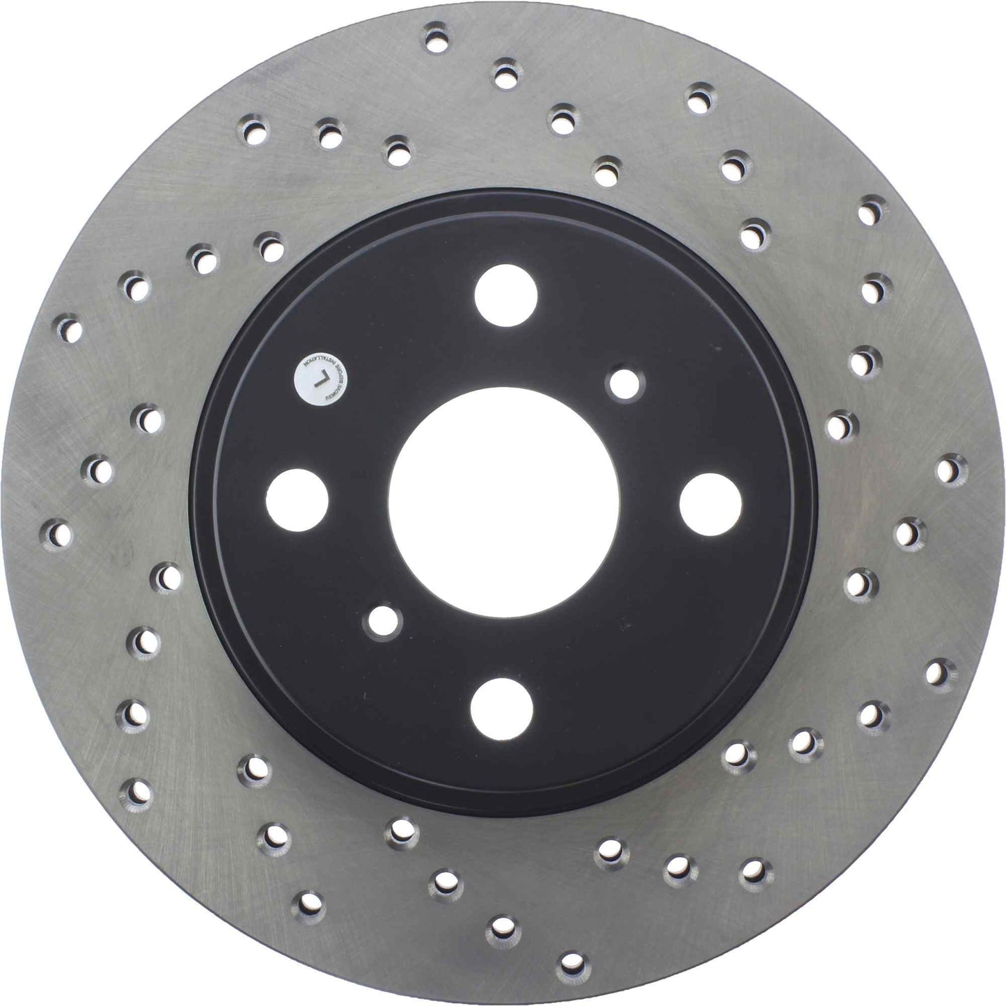 StopTech Sport Cryo Cross Drilled Brake Rotor; Front Left
