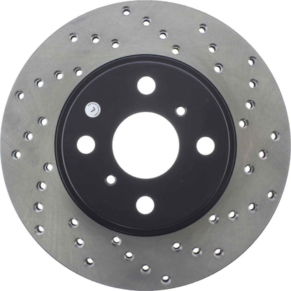 StopTech Sport Cryo Cross Drilled Brake Rotor; Front Left