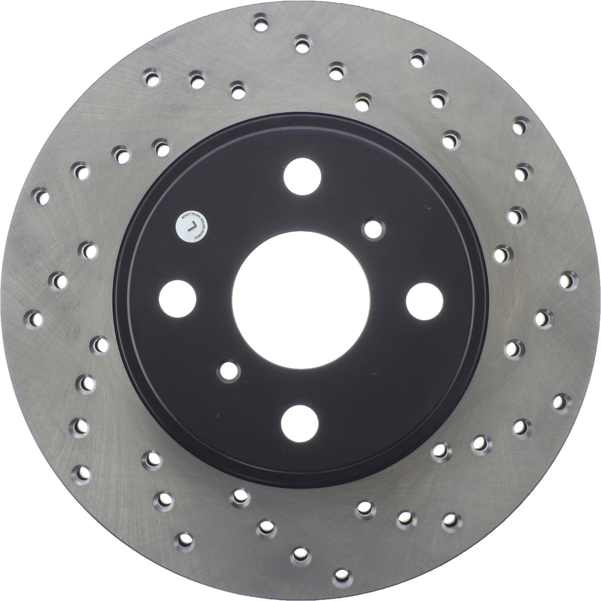 StopTech Sport Cryo Cross Drilled Brake Rotor; Front Left