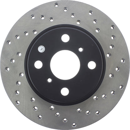 StopTech Sport Cryo Cross Drilled Brake Rotor; Front Left