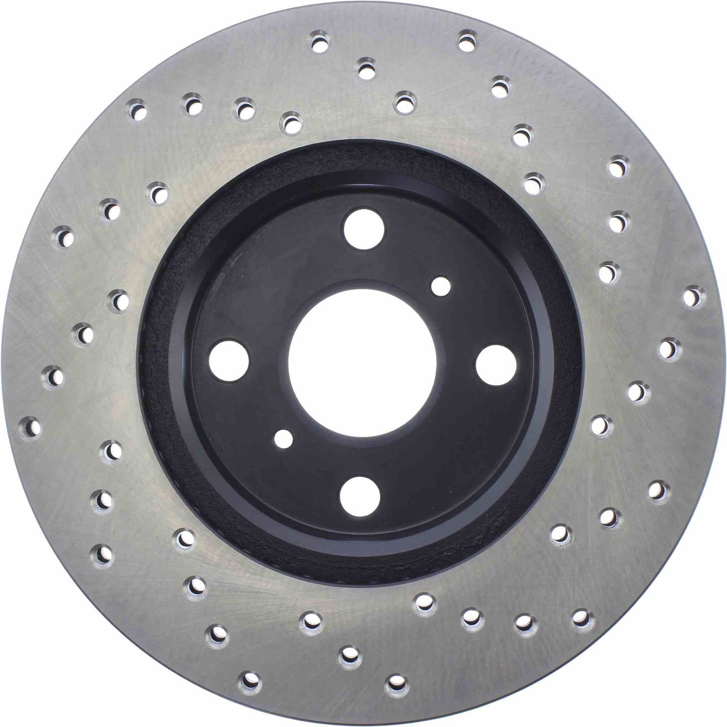StopTech Sport Cross Drilled Brake Rotor; Front Right
