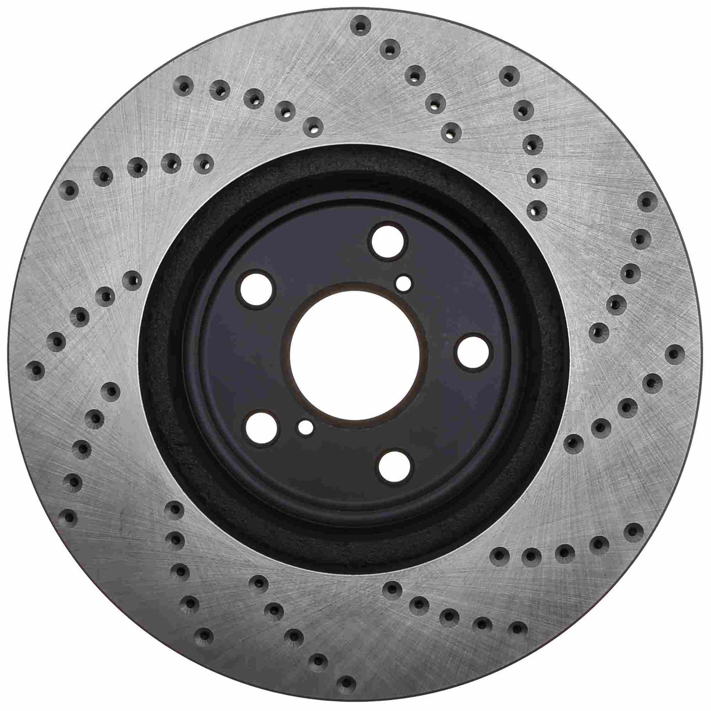 StopTech Sport Cross Drilled Brake Rotor; Front Right
