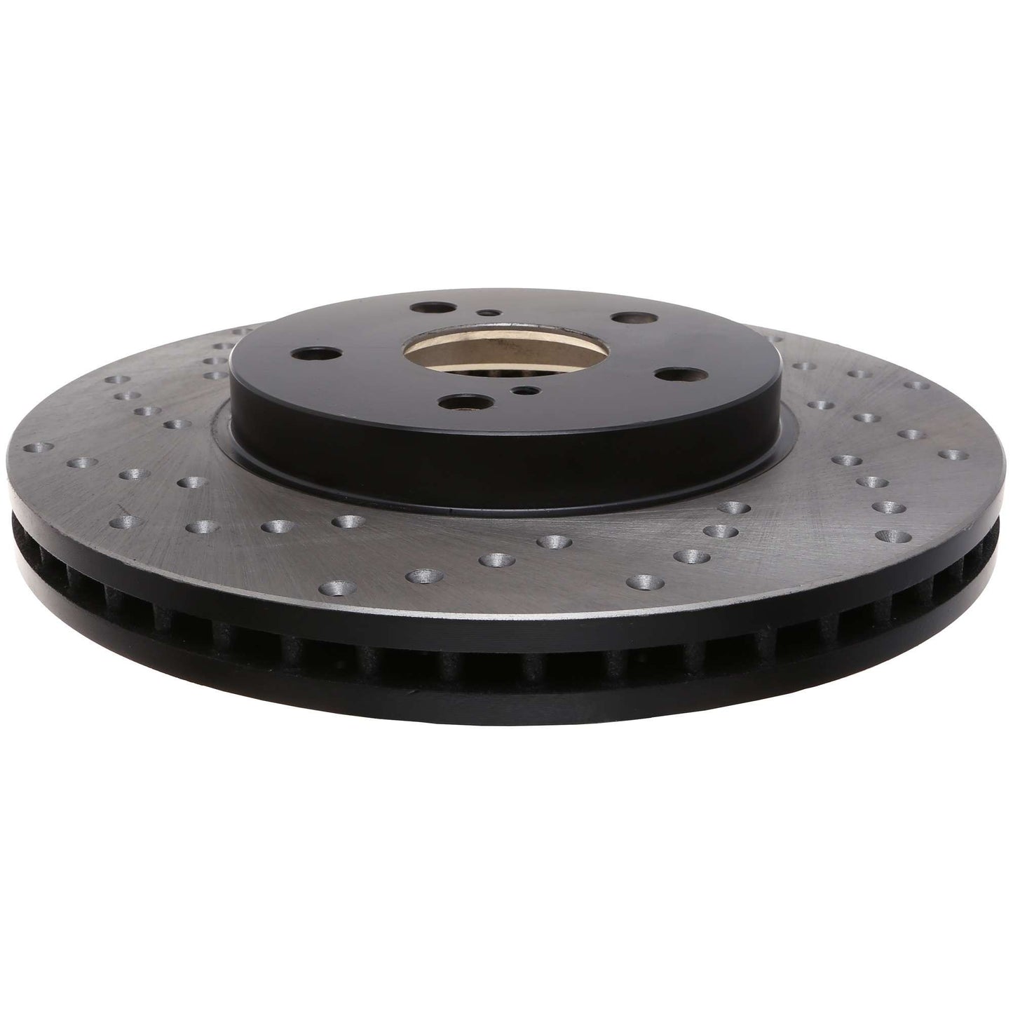 StopTech Sport Cross Drilled Brake Rotor; Front Right
