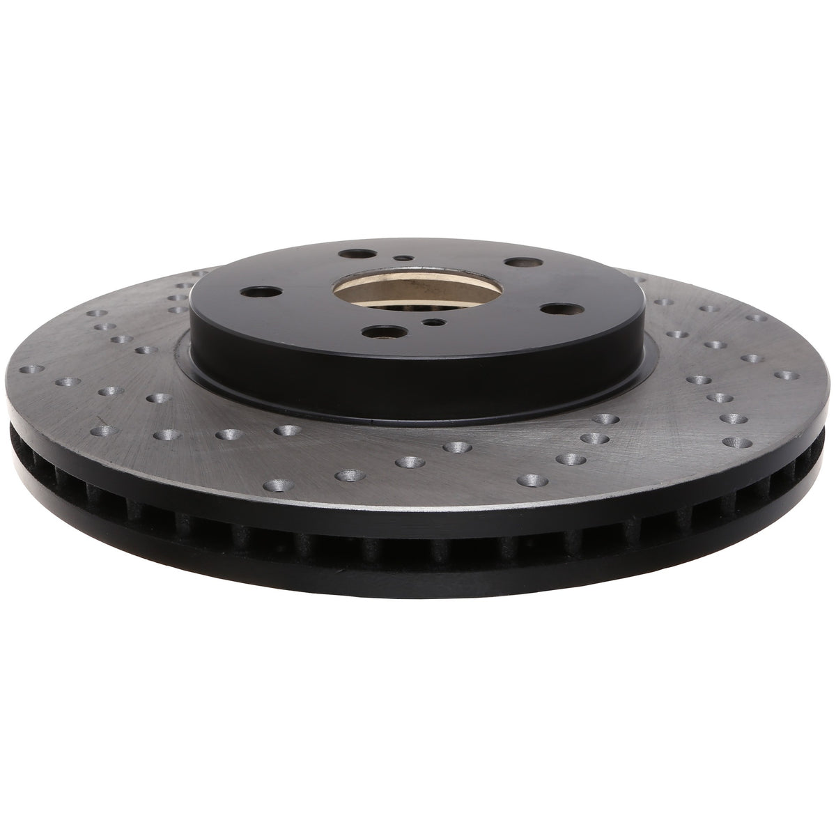 StopTech Sport Cross Drilled Brake Rotor; Front Right