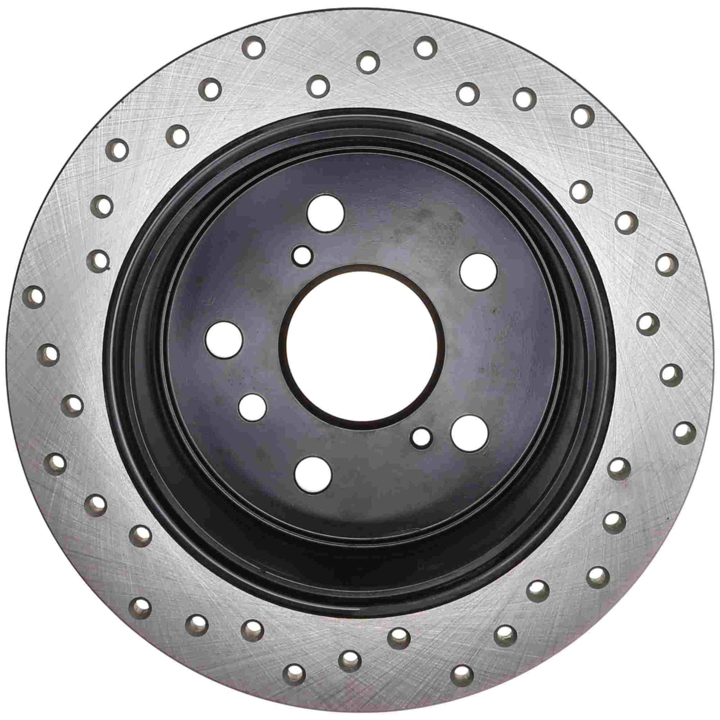 StopTech Sport Cryo Cross Drilled Brake Rotor; Rear Left