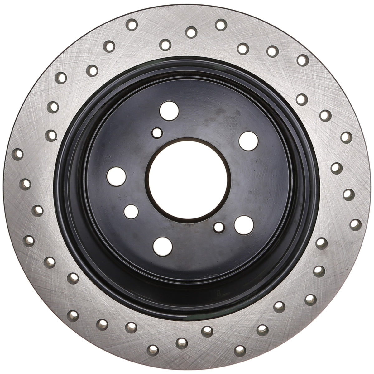 StopTech Sport Cryo Cross Drilled Brake Rotor; Rear Left