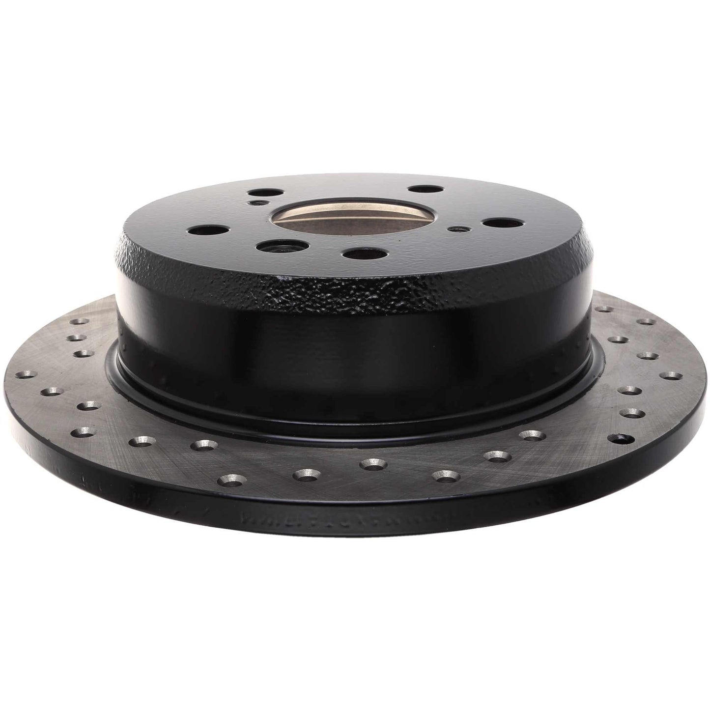 StopTech Sport Cross Drilled Brake Rotor; Rear Right