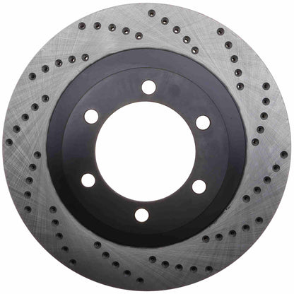 StopTech Sport Cross Drilled Brake Rotor Front Left 128.44127L