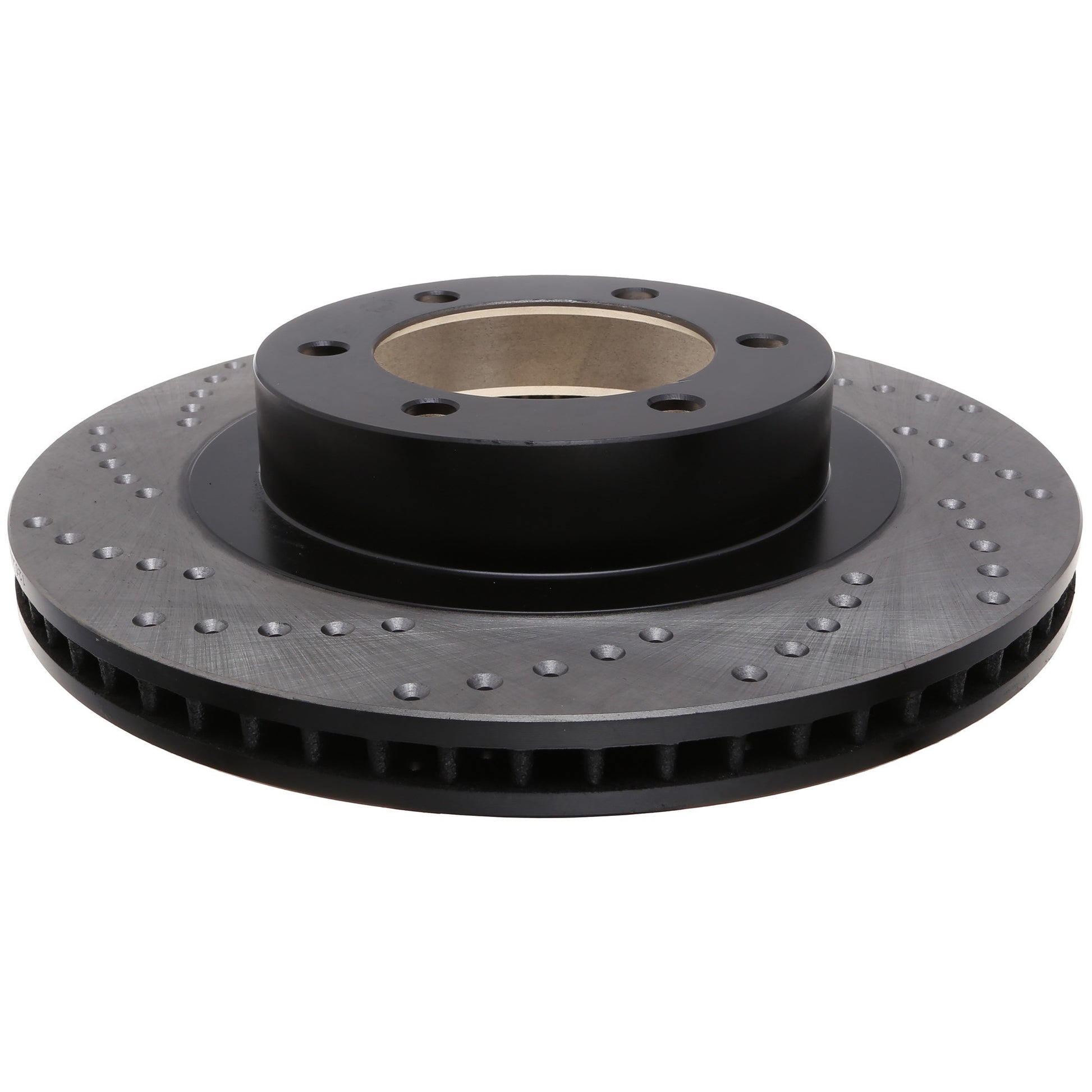 StopTech Sport Cross Drilled Brake Rotor; Front Right