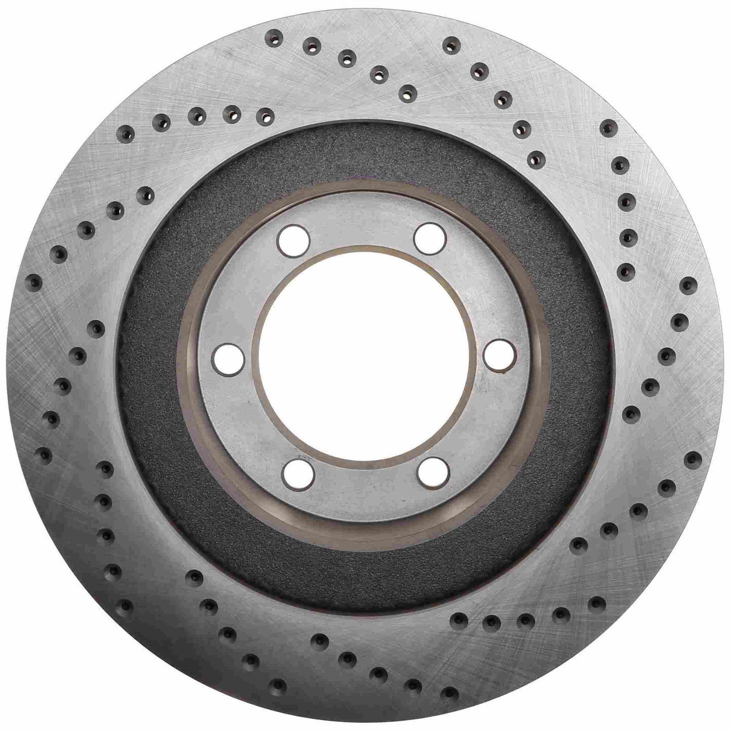 StopTech Sport Cross Drilled Brake Rotor; Front Right