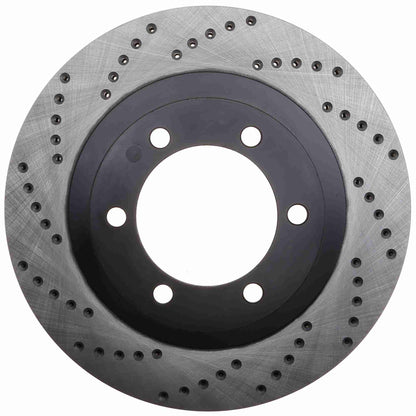 StopTech Sport Cross Drilled Brake Rotor Front Right 128.44127R