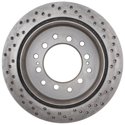 StopTech  Sport Cryo Cross Drilled Brake Rotor; Rear Right