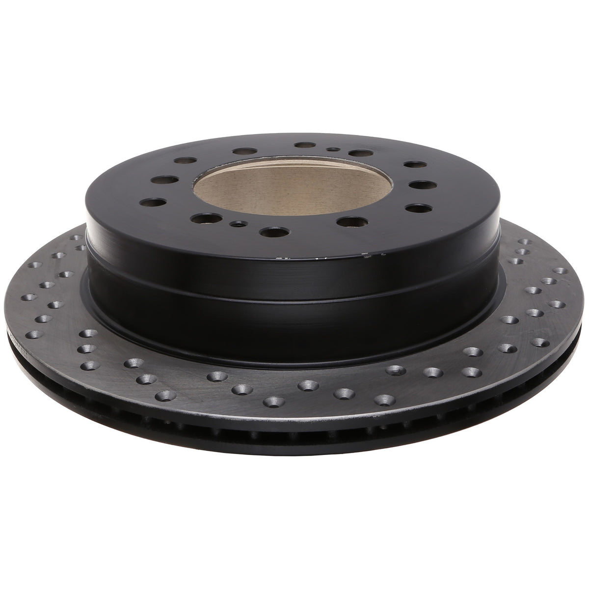 StopTech Sport Cross Drilled Brake Rotor; Rear Left