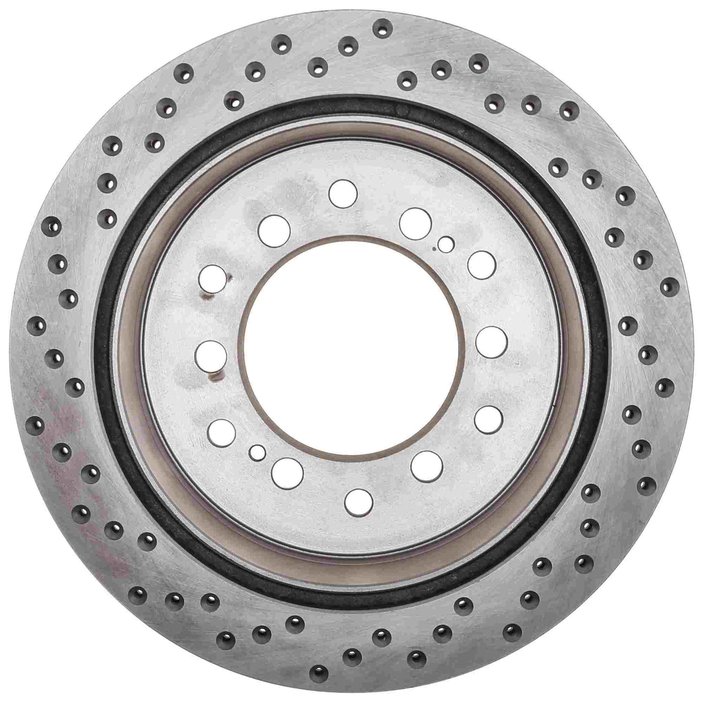 StopTech Sport Cross Drilled Brake Rotor; Rear Left
