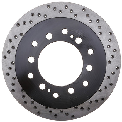 StopTech Sport Cross Drilled Brake Rotor; Rear Left