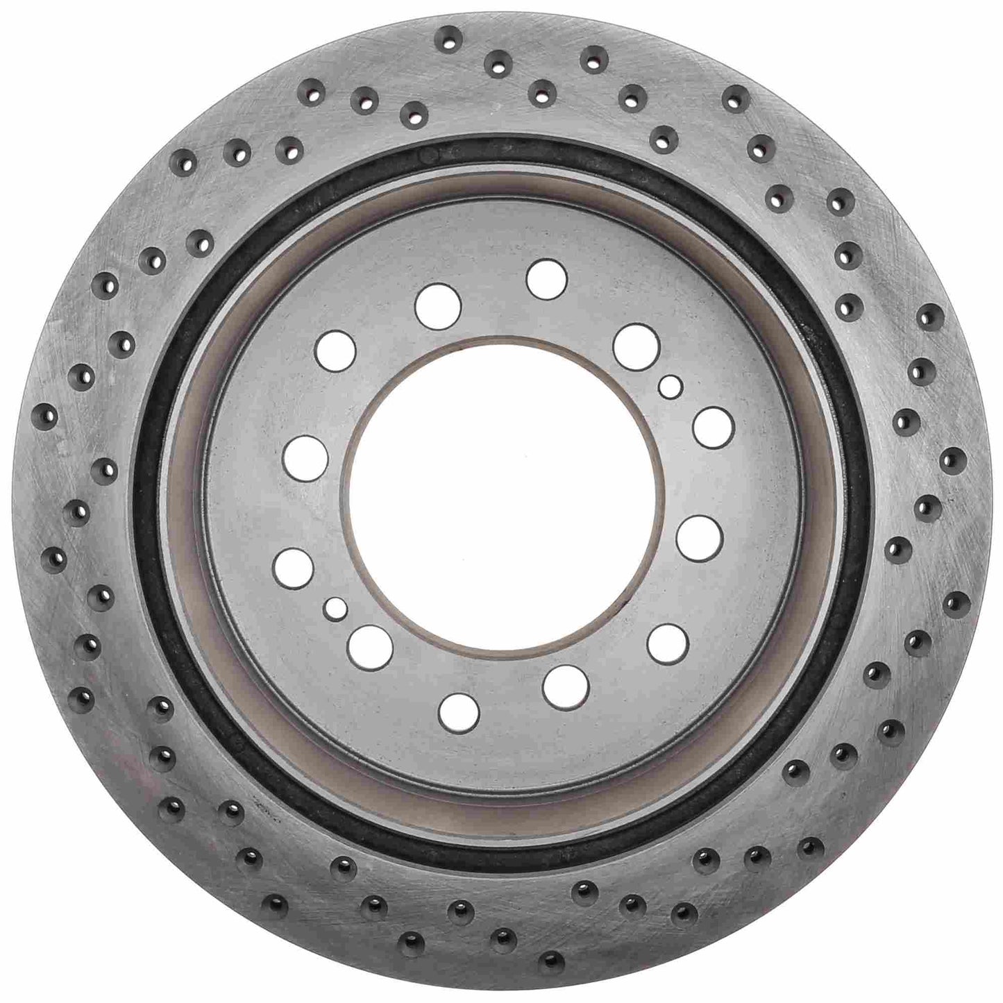 StopTech Sport Cross Drilled Brake Rotor; Rear Right