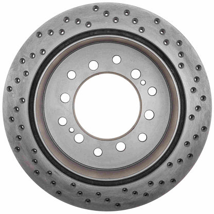StopTech Sport Cross Drilled Brake Rotor; Rear Right