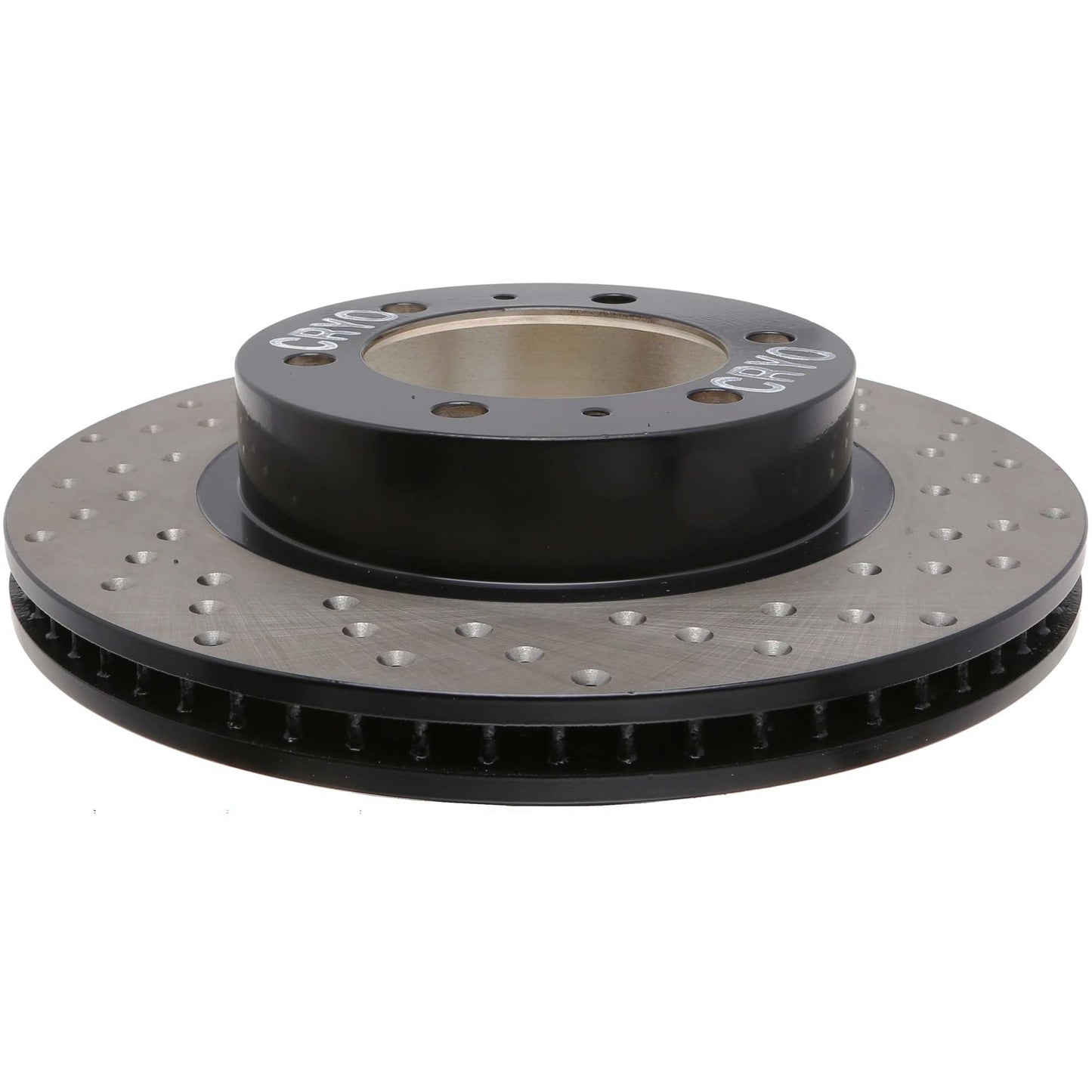 StopTech Sport Cryo Cross Drilled Brake Rotor; Front Left