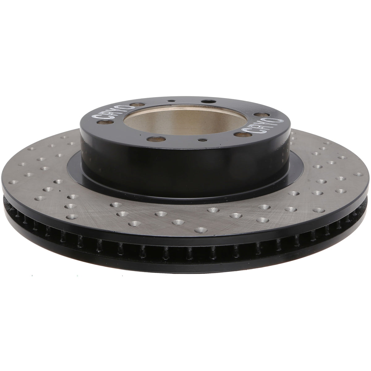 StopTech Sport Cryo Cross Drilled Brake Rotor; Front Left