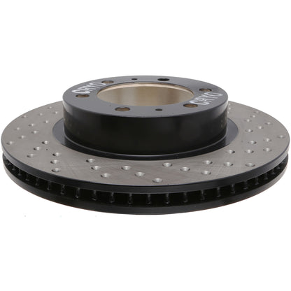 StopTech Sport Cryo Cross Drilled Brake Rotor; Front Left