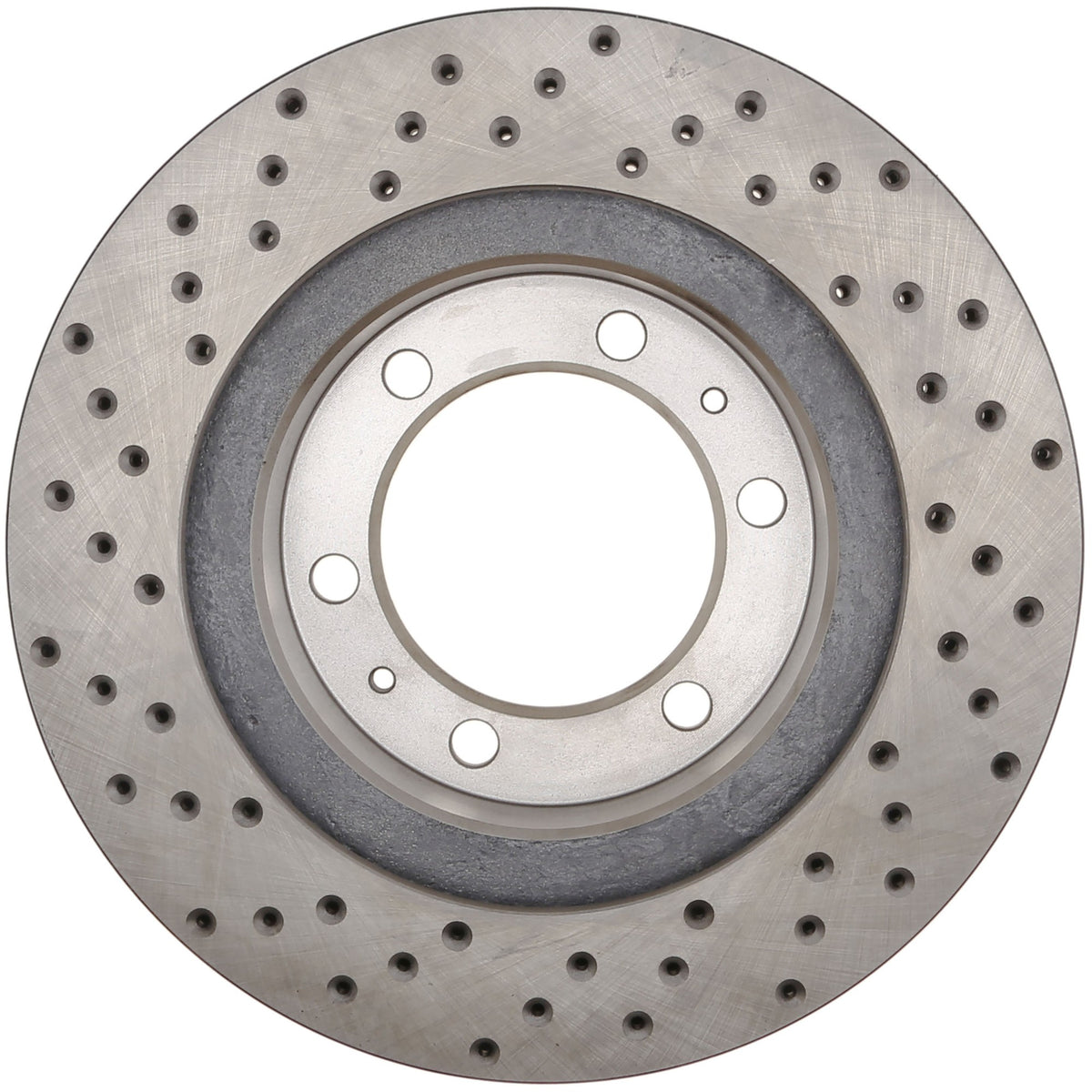 StopTech Sport Cryo Cross Drilled Brake Rotor; Front Left