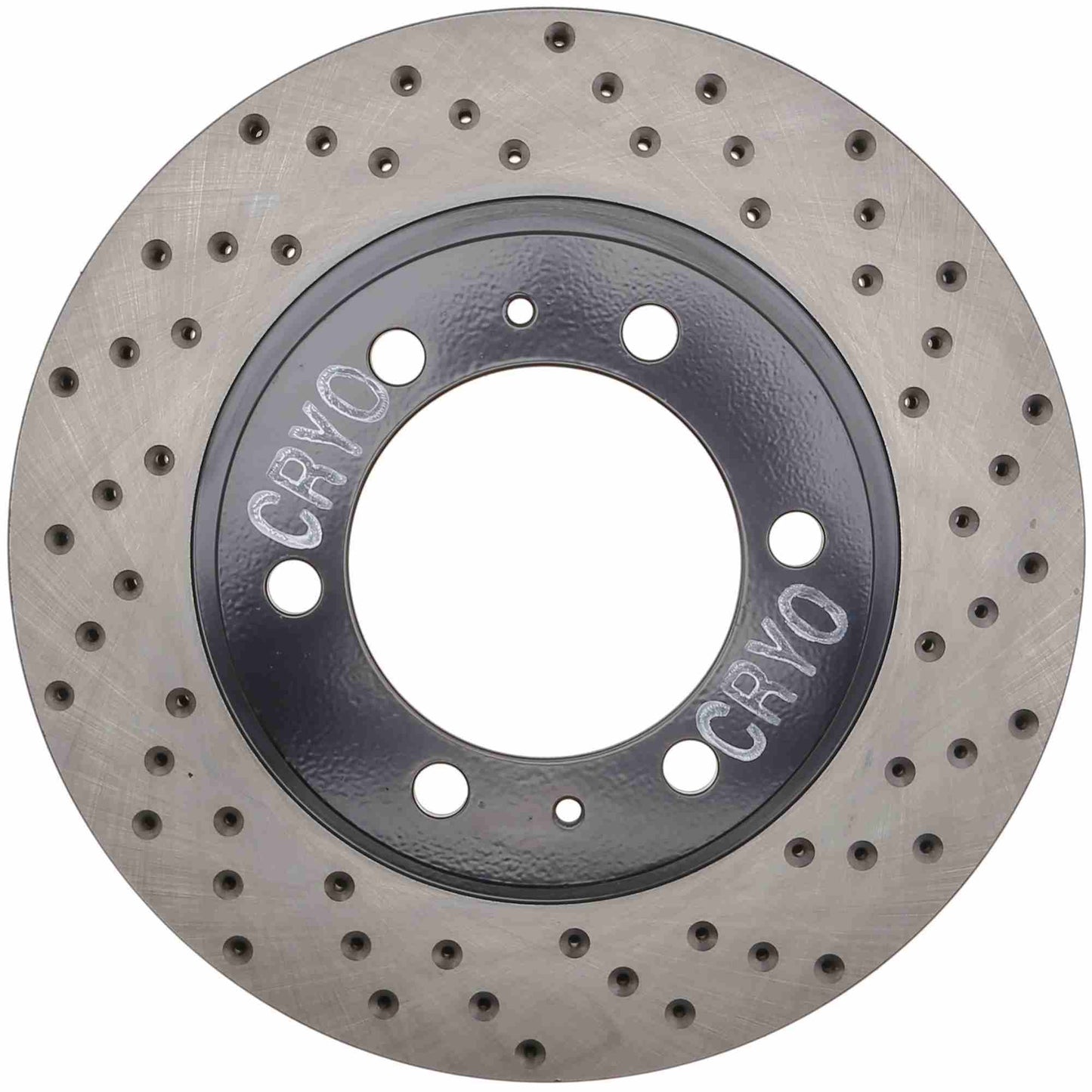 StopTech Sport Cryo Cross Drilled Brake Rotor; Front Left