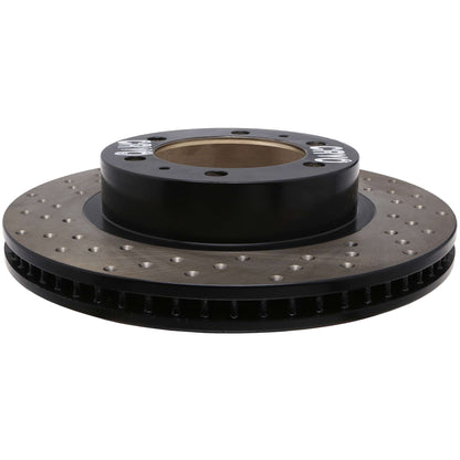 StopTech Sport Cryo Cross Drilled Brake Rotor; Front Right