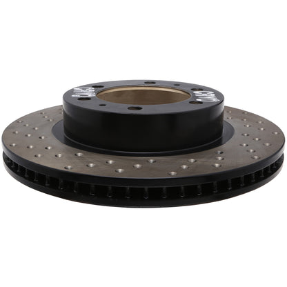 StopTech Sport Cryo Cross Drilled Brake Rotor; Front Right