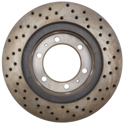 StopTech Sport Cryo Cross Drilled Brake Rotor; Front Right