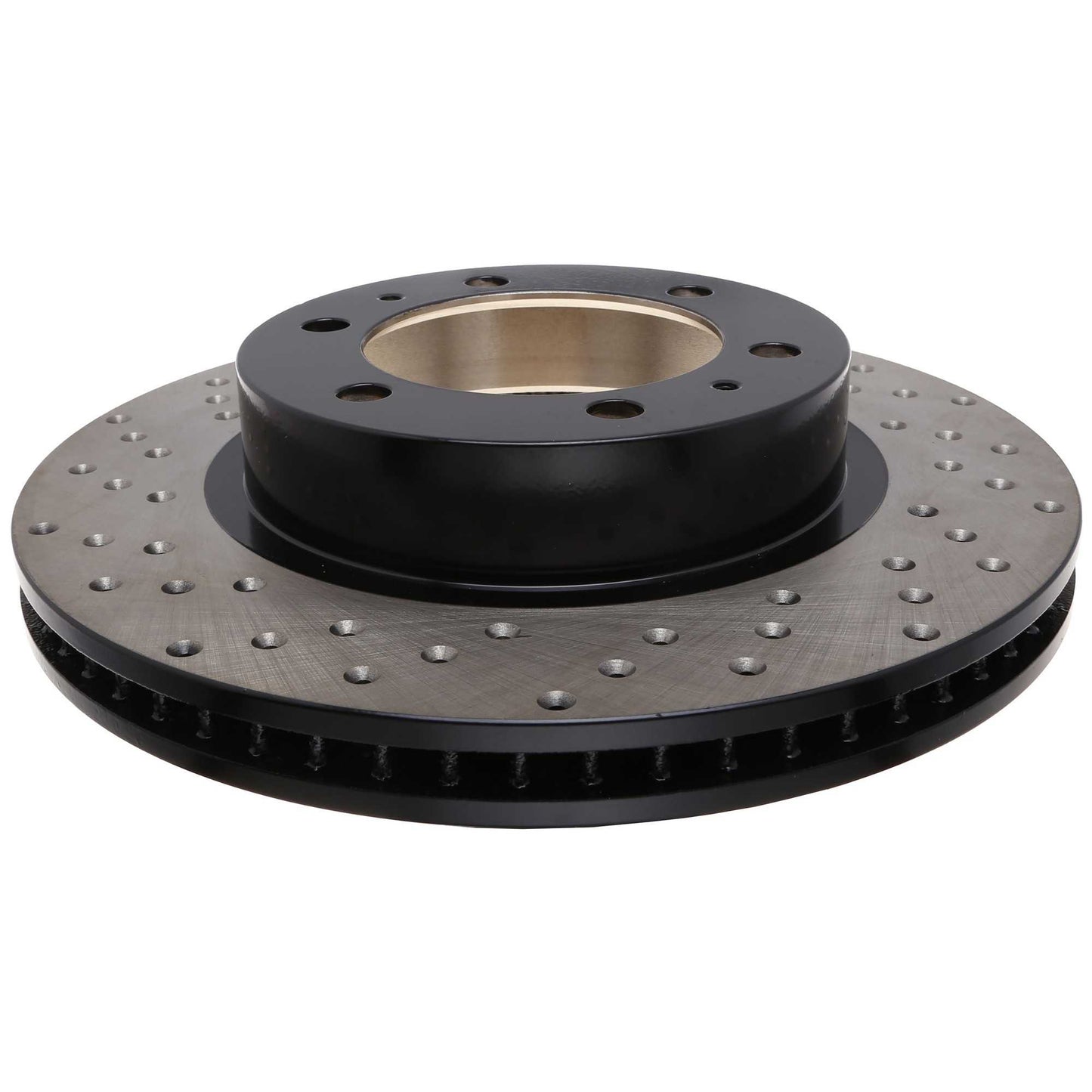 StopTech Sport Cross Drilled Brake Rotor; Front Right