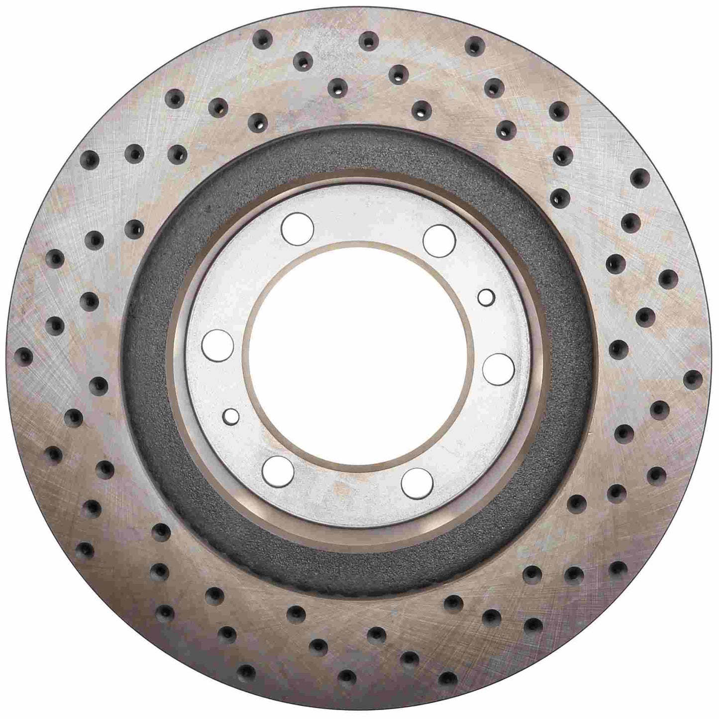 StopTech Sport Cross Drilled Brake Rotor; Front Right