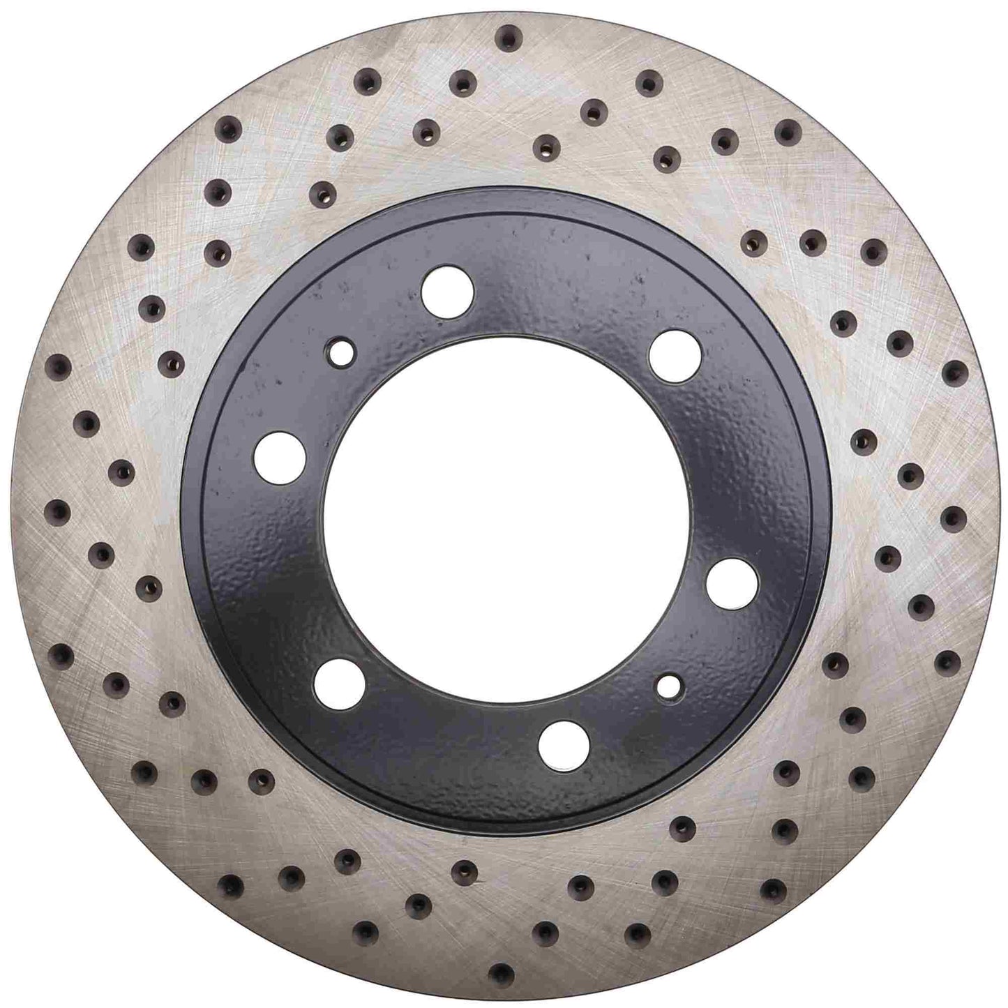 StopTech Sport Cross Drilled Brake Rotor; Front Right