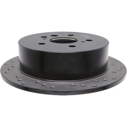 StopTech Sport Cryo Cross Drilled Brake Rotor; Rear Left